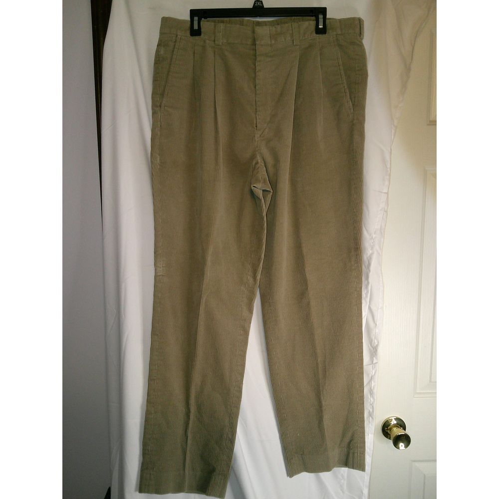 Vintage Eddie Bauer Men's Corduroy Casual Dress Pants 36/30
